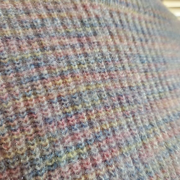 Pastel Knit Cropped Sweater | Medium - Picture 3 of 6